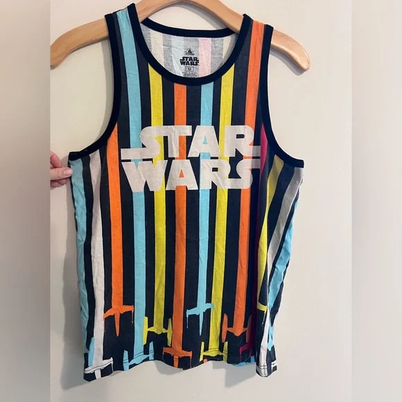 Disney Star Wars Colorful Striped Tank Top - Picture 1 of 4